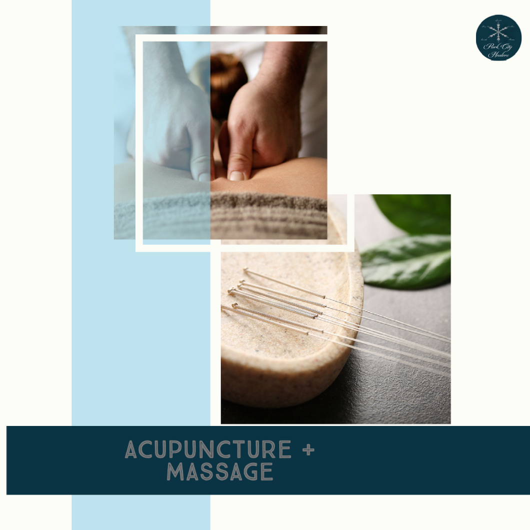 Massage + Acupuncuture