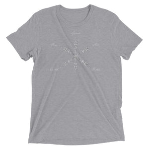 Platonic Solids Snowflake Short sleeve t-shirt